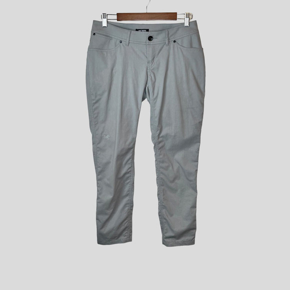 ARC'TERYX Chino Ankle Pant in Gray Women's Size 8 - Picture 1 of 12